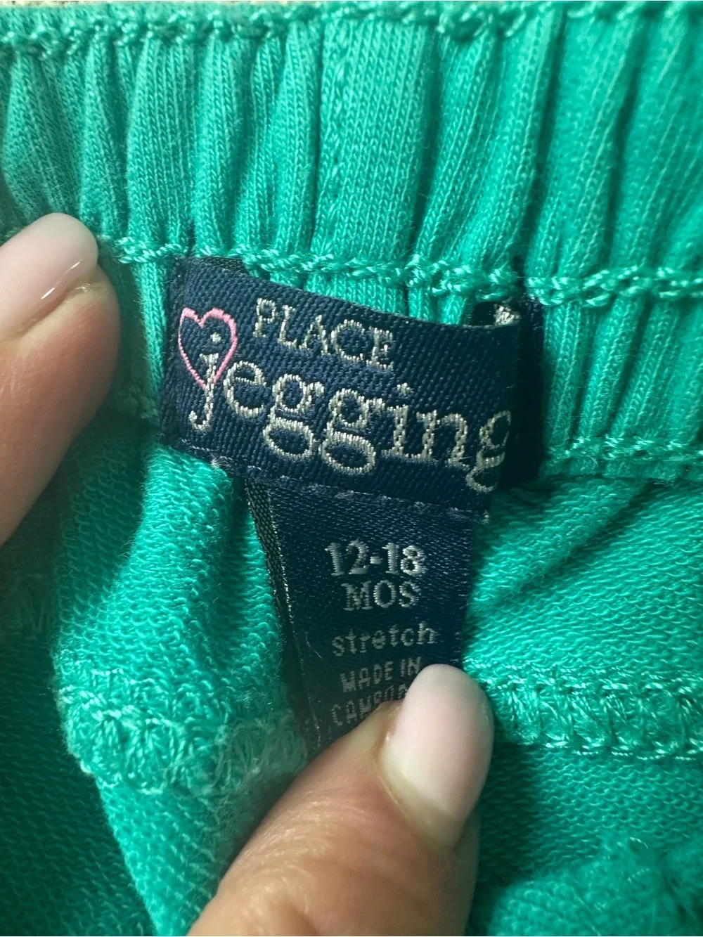 The Children's Place Teal Pull-On Jeans